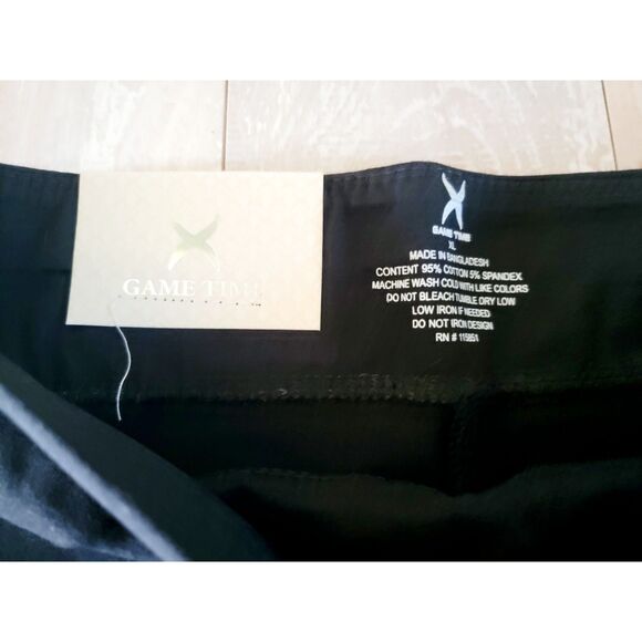 Game Time XL Black Comprrssion Shorts Women's Moist Wicking Pockets NWT RV $30 - Picture 3 of 5